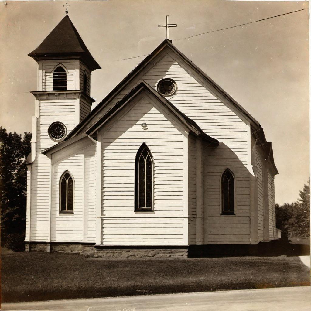 A Missouri Synod Lutheran Church frequented by Volga Germans in Michigan