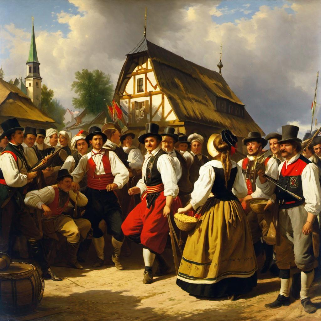 Volga Germans celebrating Kirchweihfest