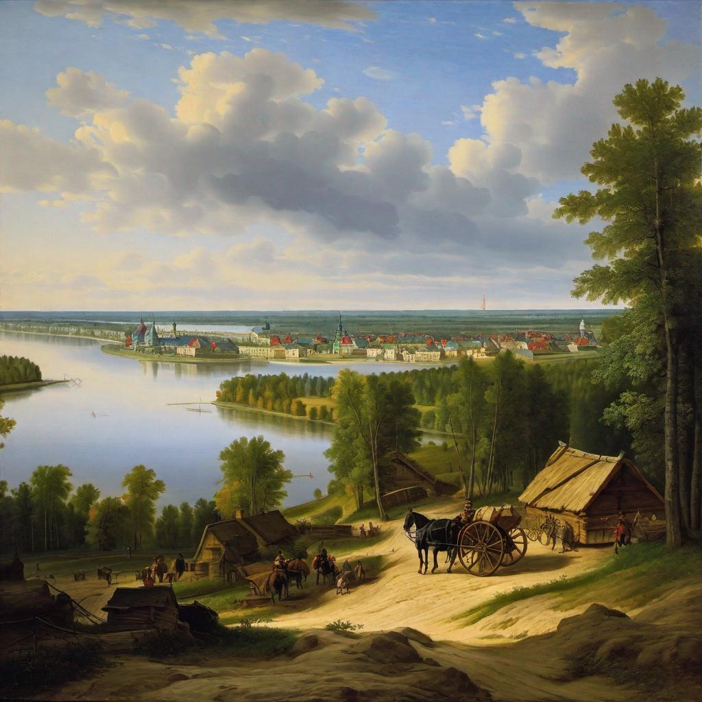 German settlements along the Volga River